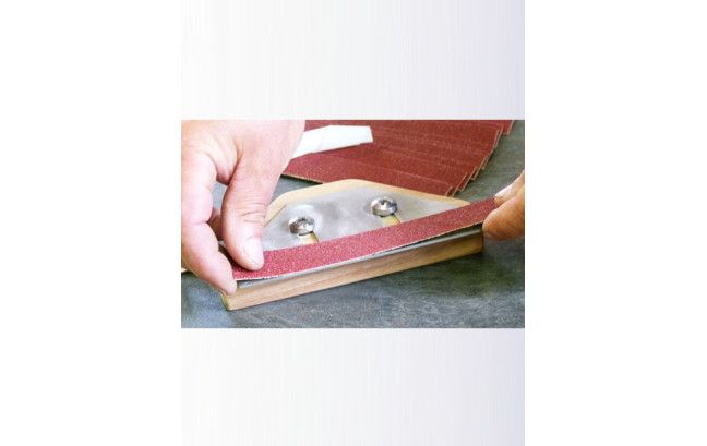Self-adhesive abrasive spares for sanding block - Teakdecking Systems (sold by 15)