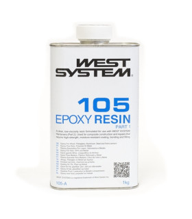 Epoxy resin base 105-A. Multipurpose epoxy. Excellent adhesive. Fills holes and recesses.