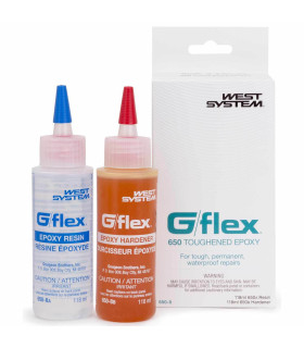 G/Flex 650 epoxy adhesive. Multipurpose liquid epoxy for permanent waterproof bonding. 236ml pack