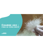 Charge 402: mélange de fibre de verre broyé